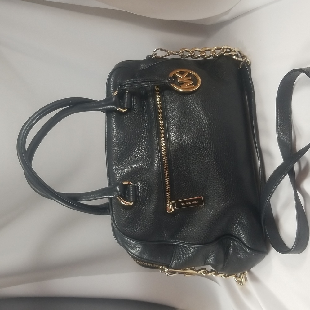 Michael Kors Knox Leather Large Satchel